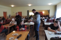 Uczniowie podczas testów